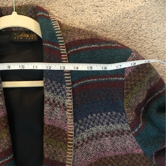 Vintage David Paul New York southwest Aztec print blazer jacket size medium - Picture 7 of 9